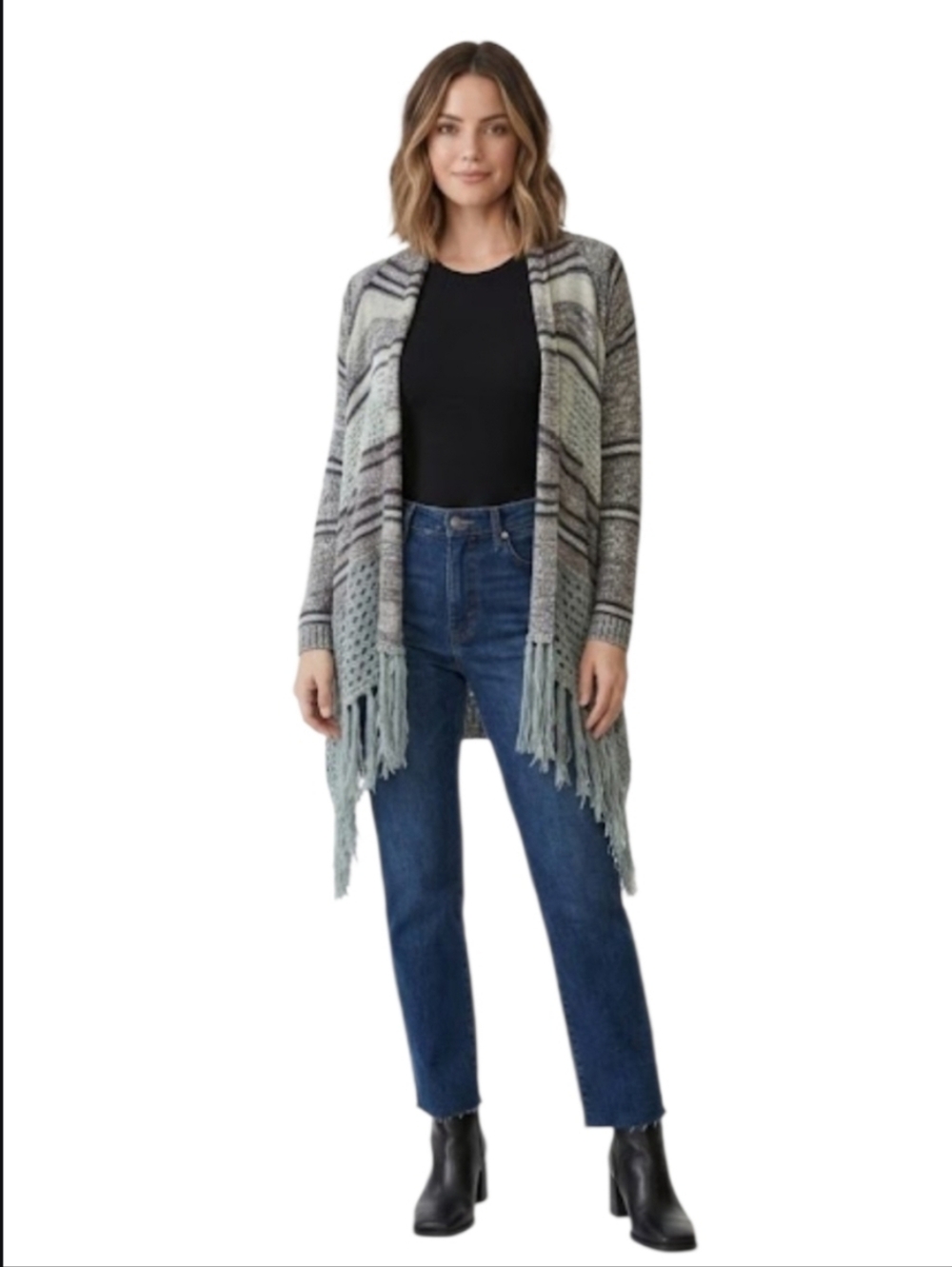 Jessica Simpson Open Knit Cardigan‎ Size Medium